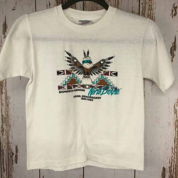 Bismarck-Mandan ND T-Shirt, Size Youth 14/16. In good used condition! - Picture 1 of 5